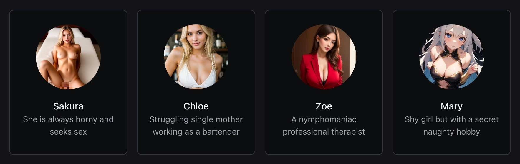 AI Porn Characters